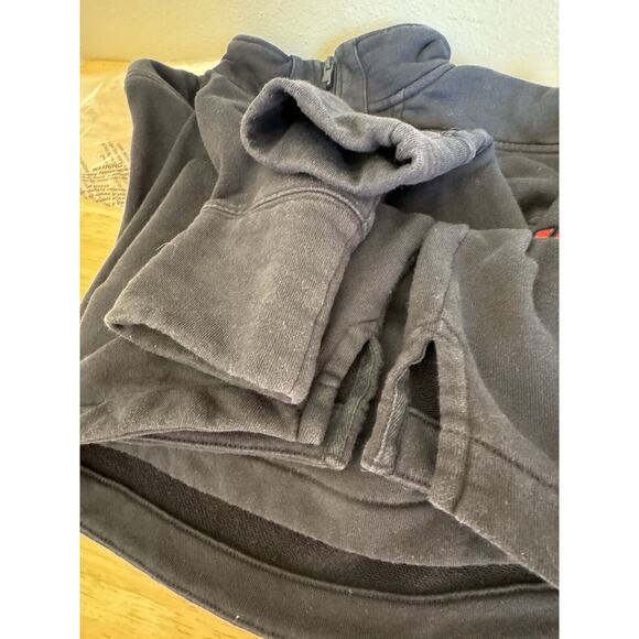 Vineyard Vines UW Badgers Dreamcloth Relaxed Shep Shirt 1/4 Zip Blue Women's M - Picture 11 of 12